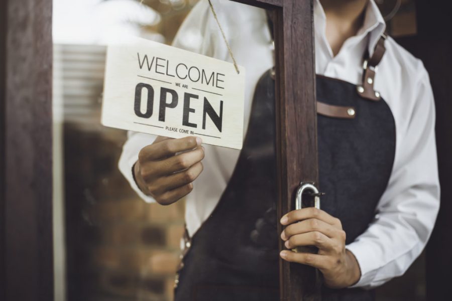 We are open